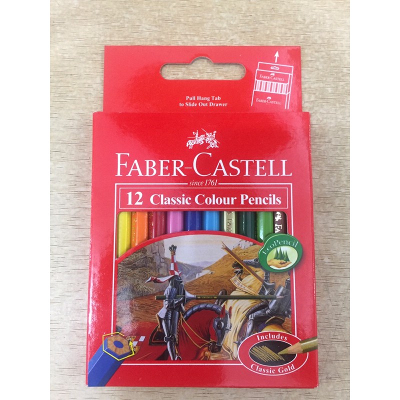 

Pinsil warna FABER CASTELL 12 warna pendek