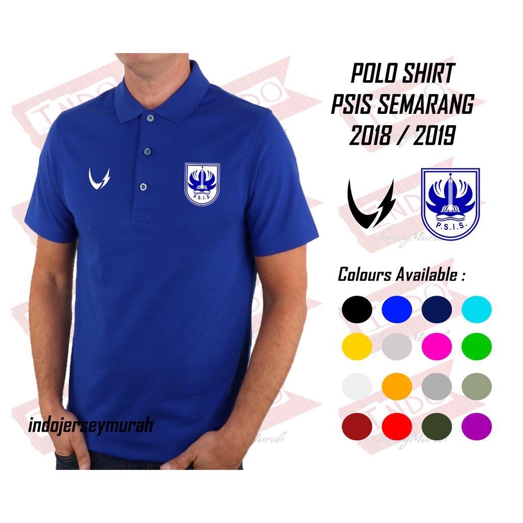 POLO SHIRT PSIS SEMARANG HAL Kaos Polo Polo Cowok Kaos Polo Klub KY