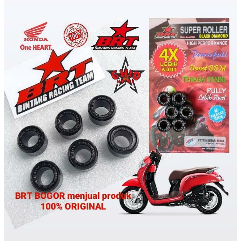 Roller Roler BRT Beat fi esp Honda scoopy fi esl 2013- 2019 SPACY FI BEAT STREET FI / VARIO 110 KARBU  FI /VARIO TEKNO 110 LOLER SCOOPY FI ROLLER BRT BEAT FI PROMO CLD TDR KAWAHARA DAYTONA ORIGINAL KVB KZL ROLLER BEAT POP Scoopy 2020 Promo discon one sale