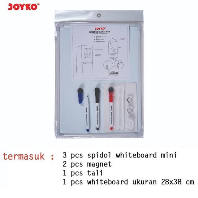 

Papan Tulis Whiteboard Set Joyko WBS-10