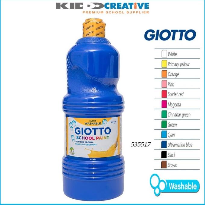 

Giotto School Paint 1000 Ml, Ultramarine Blue