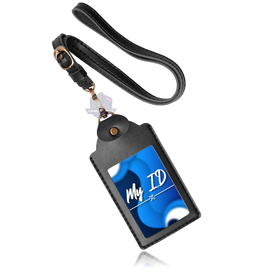

NAME TAG KULIT / PU LEATHER PREMIUM / ID CARD HOLDER / TALI ID CARD / SOUVENIR KULIT / KALUNG IDENTITAS