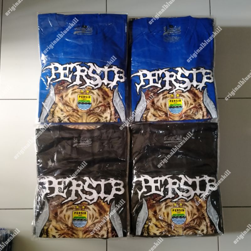 Kaos persib bandung / kaos persib pendek / kaos persib maung bandung untuk pria dan wanita / kaos originalblueskill