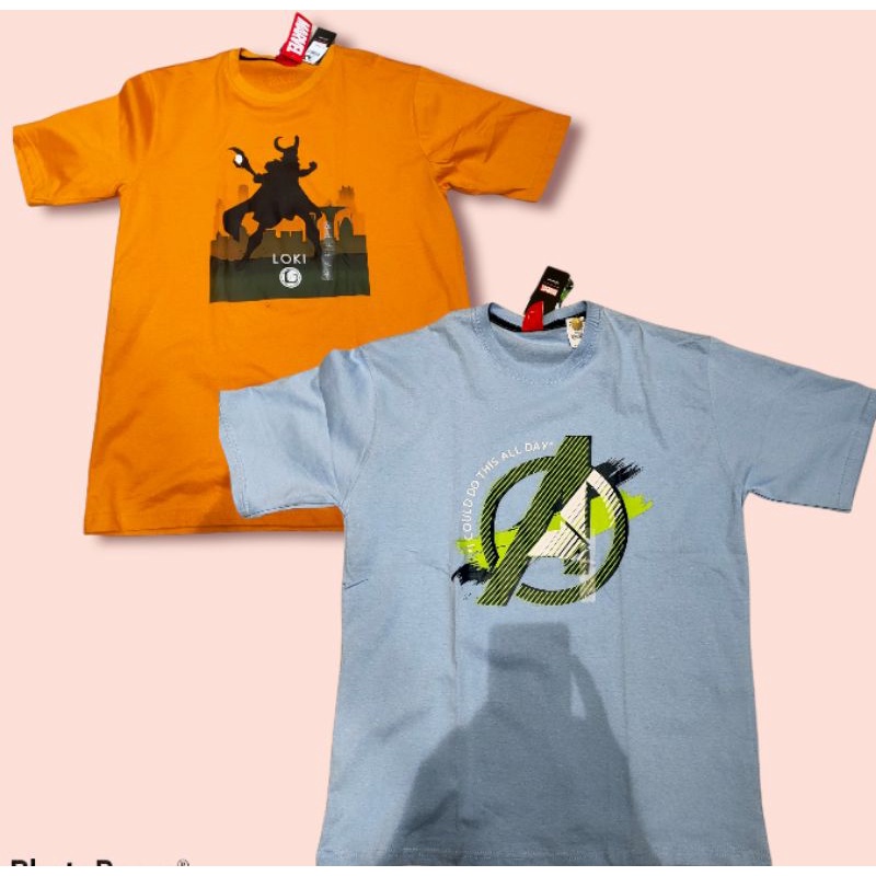 kaos pria dewasa merk marvel,barang original matahari dept.store