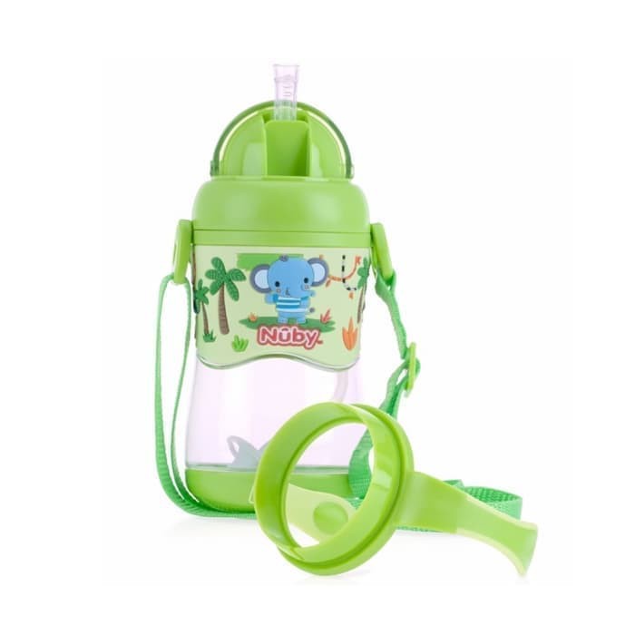 Nuby Tritan Flip It with Weighted Straw - 400 ml