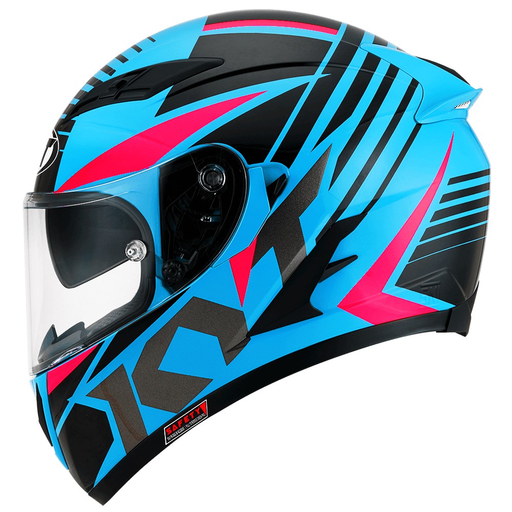 KYT FALCON FR FLAT VISOR PINLOCK READY - DOUBLE VISOR BUSA EQRS BLUETOOTH READY