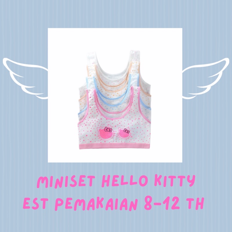 Miniset BH Kutang Beha Bra Anak Perempuan Cewek Remaja SD SMP HK Import / Mini Set Anak