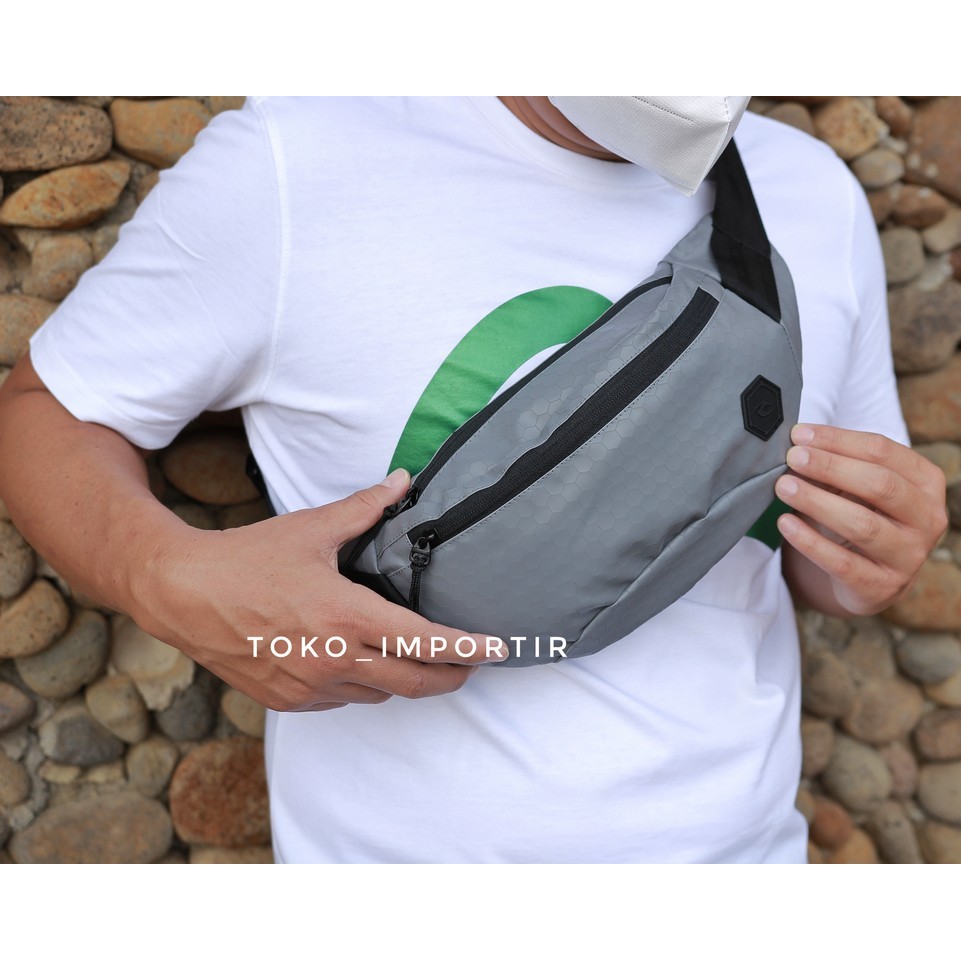 Waistbag Ripcurl Waterproof Import Mirror Original / Tas Pinggang Pria Anti Air