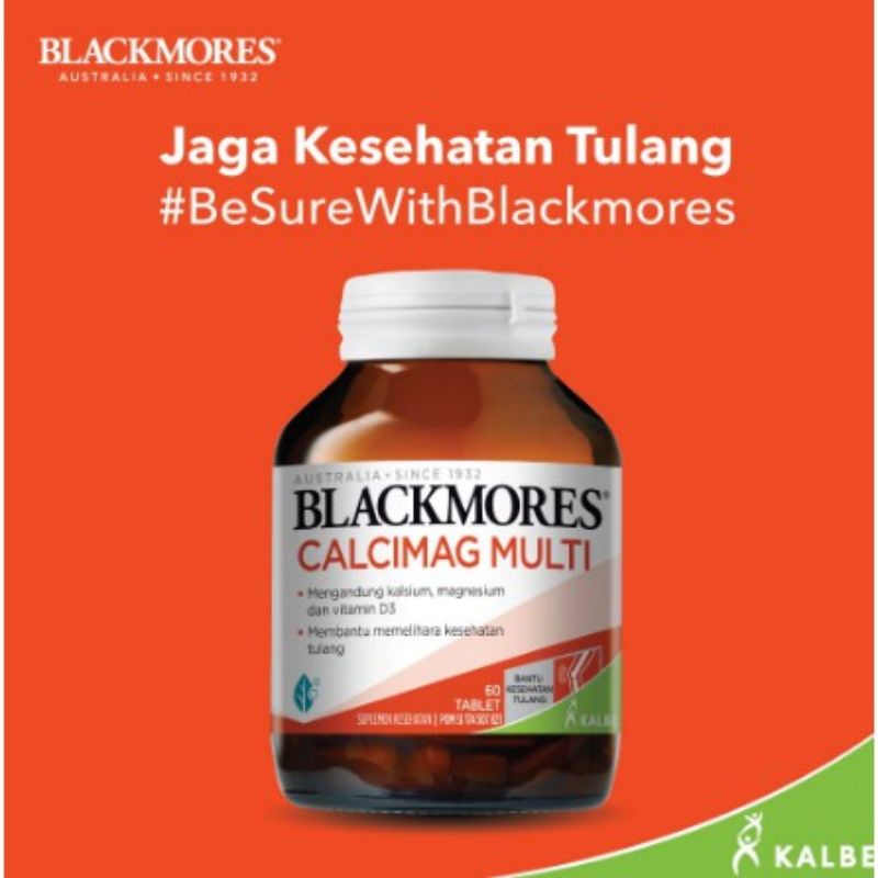 Blackmores Calcimag Multi Bpom Kalbe(Kalsium Obat Tulang )-30 tablet