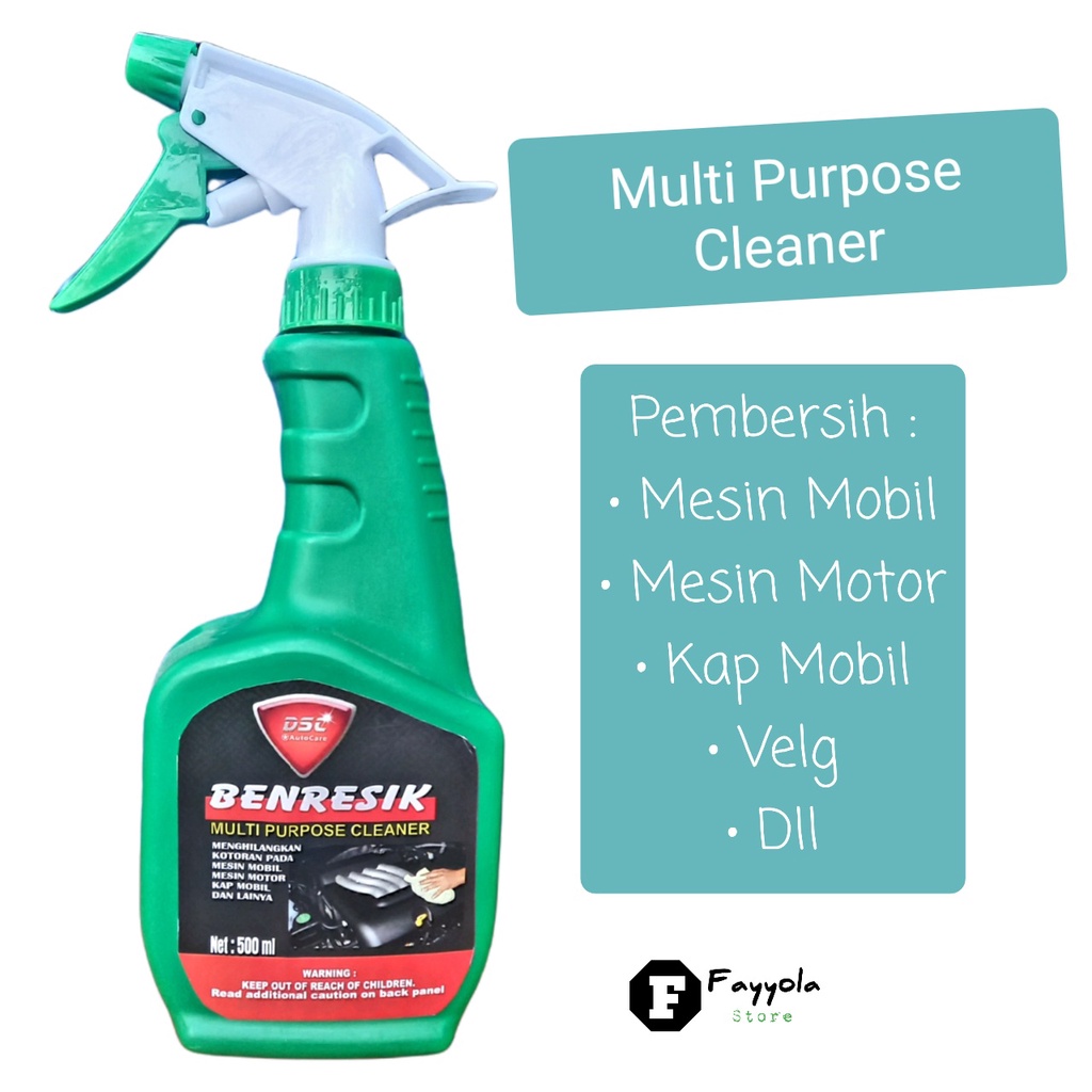 Pembersih Mesin Mobil &amp; Motor / Multi Purpose Cleaner / Benresik / Kap Mesin / Velg