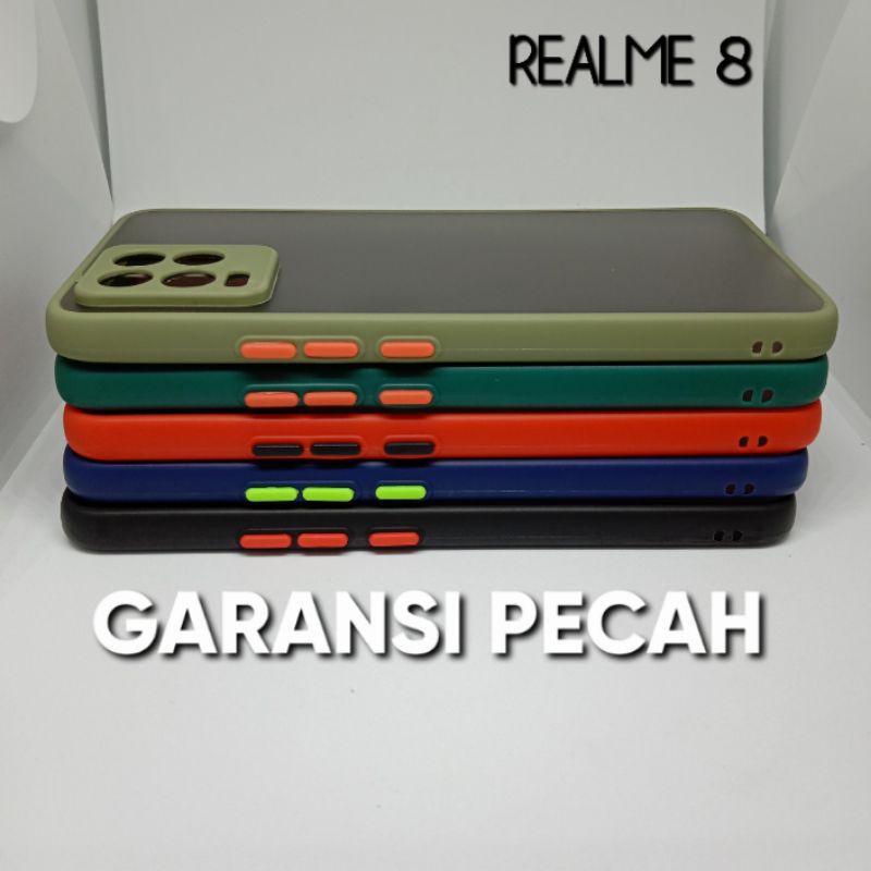CASE DOVE REALME 8 / REALME 8 PRO -CASE TRANSPARAN MACARON