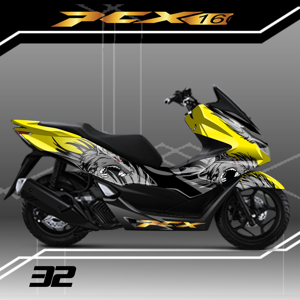 Decal Sticker Honda PCX 160 2021 Fullbody kr 17