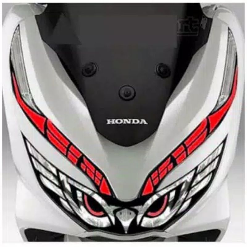 stiker lampu depan PCX 150