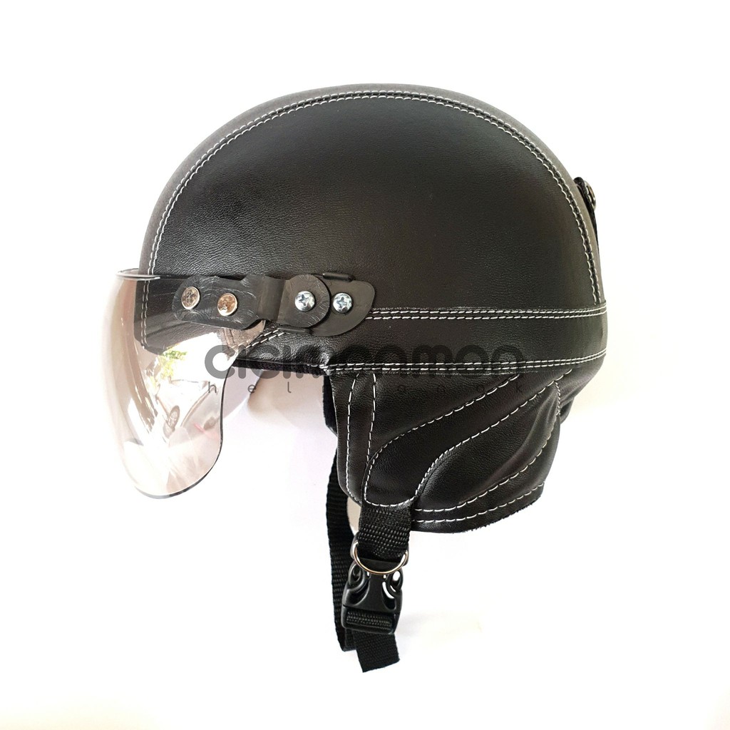 KUALITAS SUPER Helm Retro Casual Anak Balita Hitam