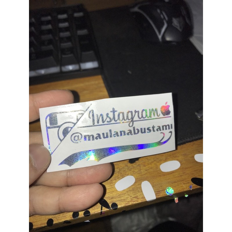 

Sticker User Nama Instagram Keren Hologram