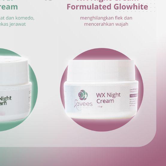 ♥ Lavees Cosmedics - WX Night Cream [Krim Malam Flek Melasma] ☊