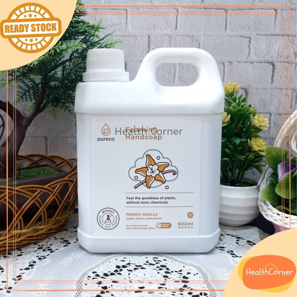 Pureco Foaming Hand Soap Vanilla 900ml / Hand Wash Foam