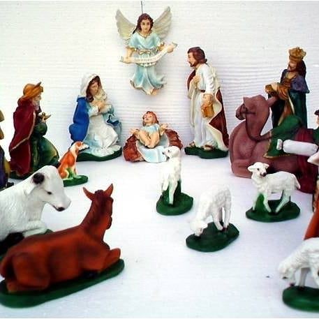 Patung Set Natal 25Cm