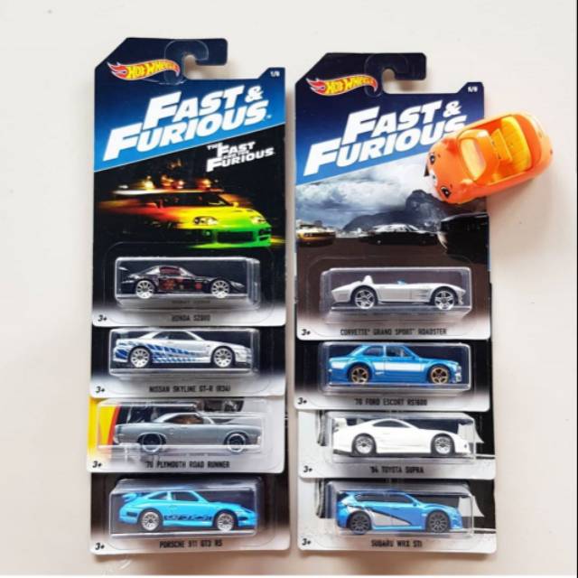 Hotwheels fast and furious