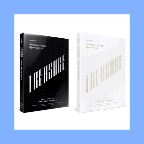 ATEEZ TREASURE HIDDEN : MAP ALBUM OFFICIAL - ATEEZ ALBUM OFFICIAL - KPOP ALBUM OFFICIAL