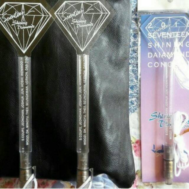 Seventeen Acrylic Lightstick - shining diamond lightstick - svt kpop lightstick