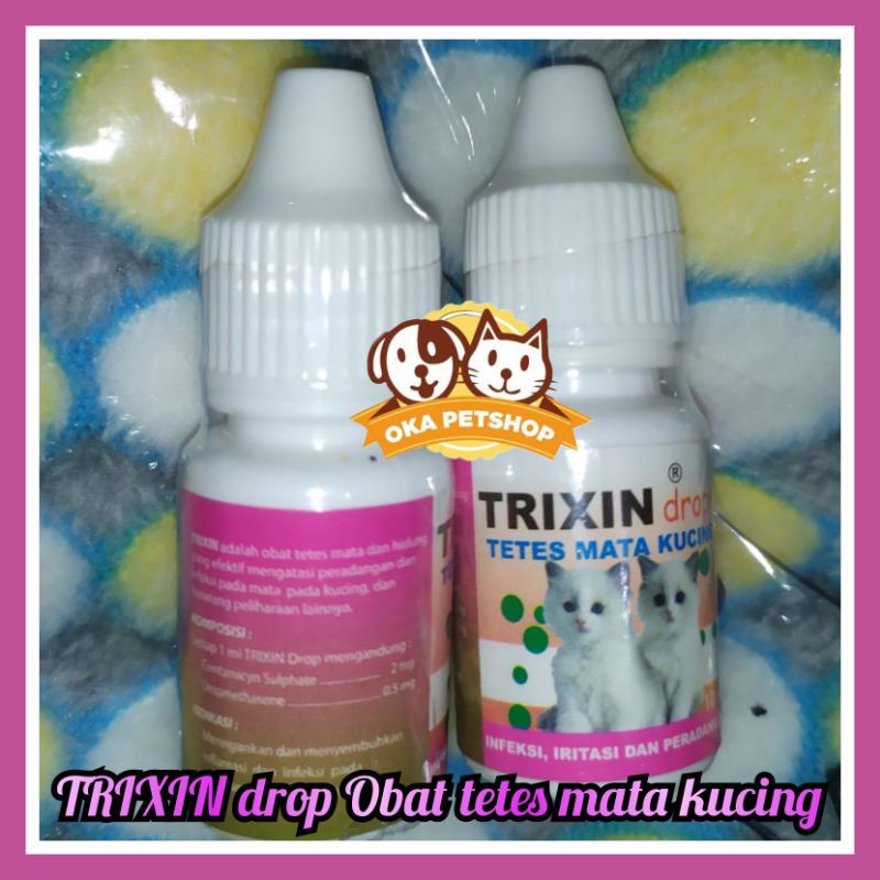 trixin obat tetes mata kucing kitten &amp; adult / obat mata kucing