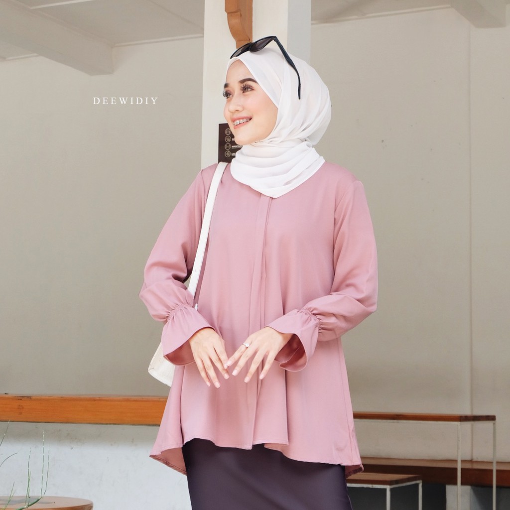 BAJU KERJA PANJANG MODIS WANITA BISA UNTUK FORMAL CASUAL