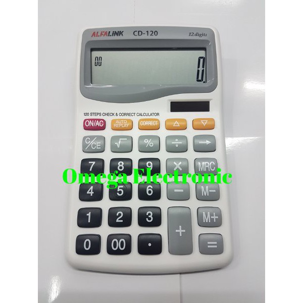 

Baru Good Quality Alfalink Desktop Cd-120 - Kalkulator Meja Office Check Correct Cd 120 Termurah
