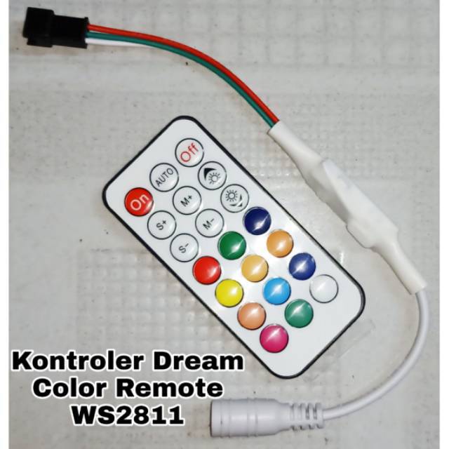 Kontroler Led WS2811 WS2812 Dream Colour +Remote 5v-24v 358 Mode