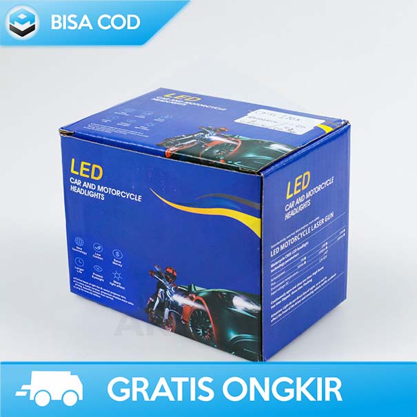 LAMPU LED TEMBAK MOTOR TAFFLED FOR TOURING ORI ANTI KARAT WATERPROOF