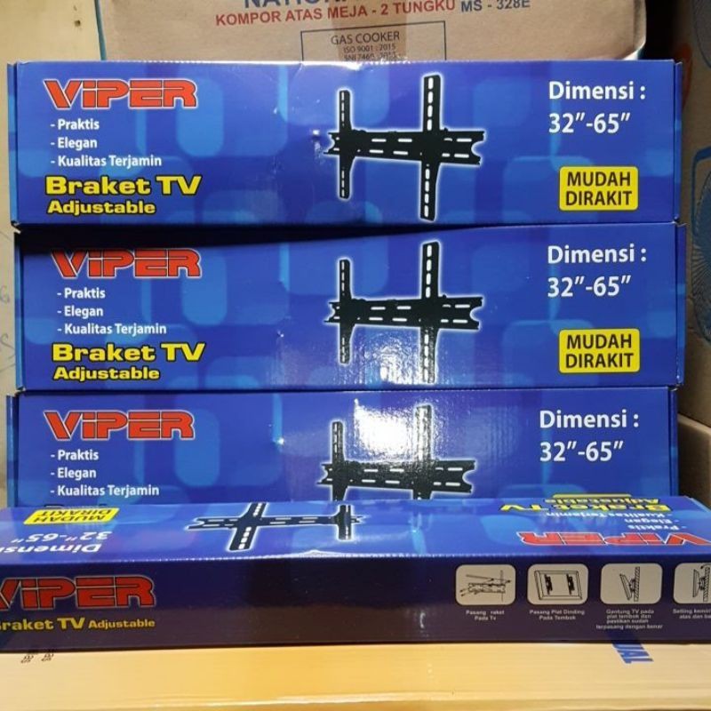 Bracket LED TV merek VIPER Ukuran 32 - 65inchi