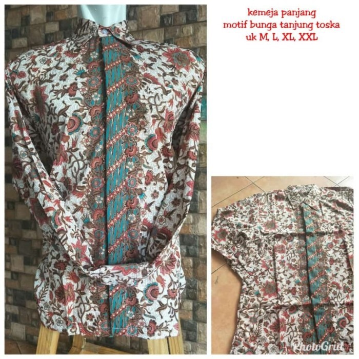 Kemeja Batik Pria Motif Tanjung