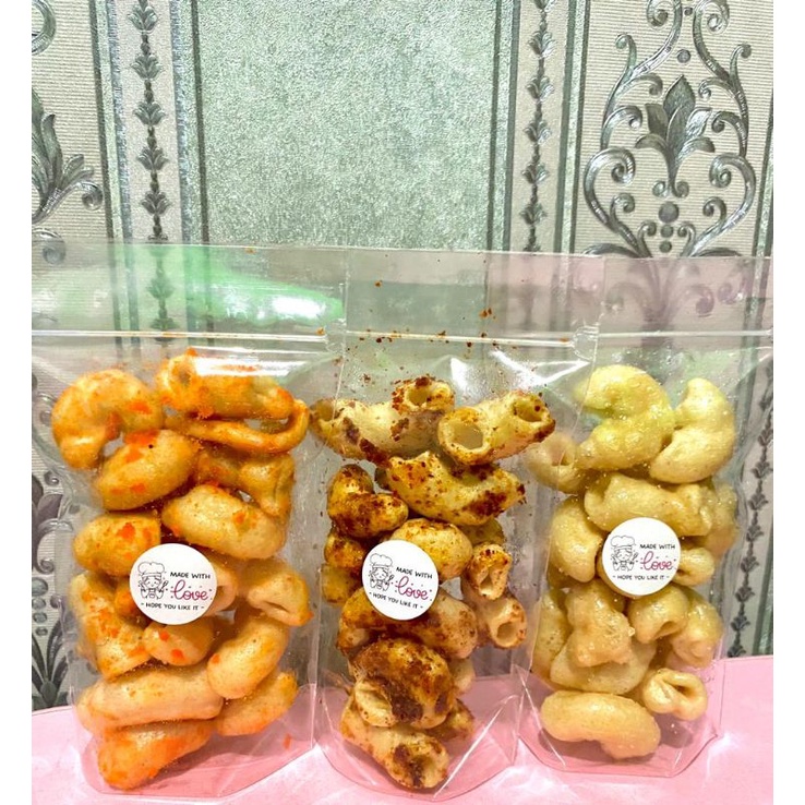 

[ Ready 100gr ] Makaroni asin , balado , jagung manis