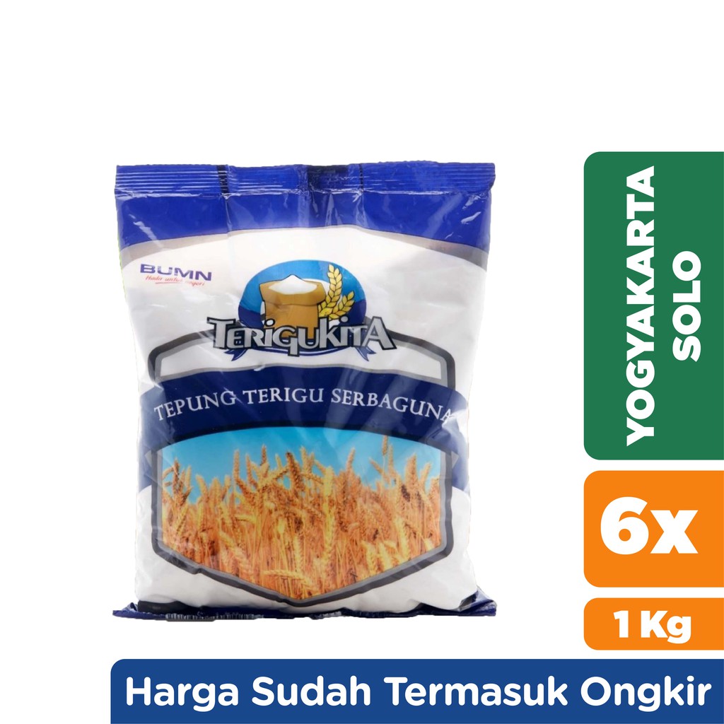 Tepung Terigu Kita 6Kg Harga HET Ongkir YGK Shopee Tepung Terigu Kita 6Kg Harga HET Ongkir YGK Shopee