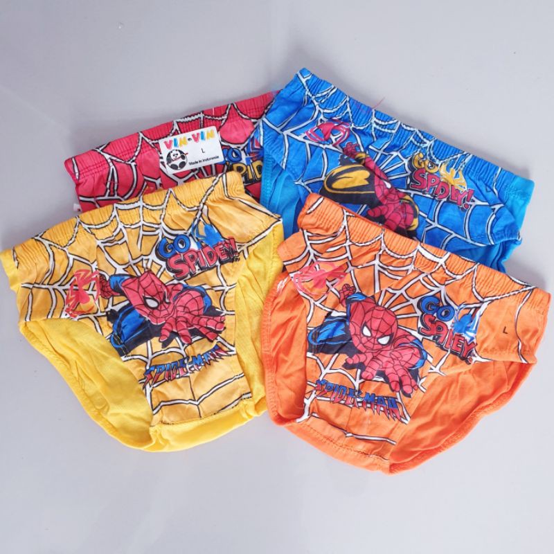 1 Pcs Celana Dalam Anak Cowok Balita / Bayi / Anak Vin-vin Size S, M, L, XL CD Anak Cowok