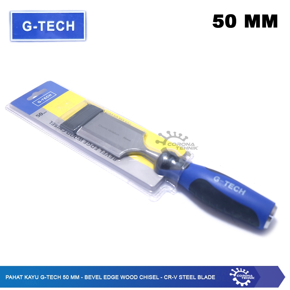 CR-V Steel Blade - Pahat Kayu G-Tech 50 mm - Bevel Edge Wood Chisel