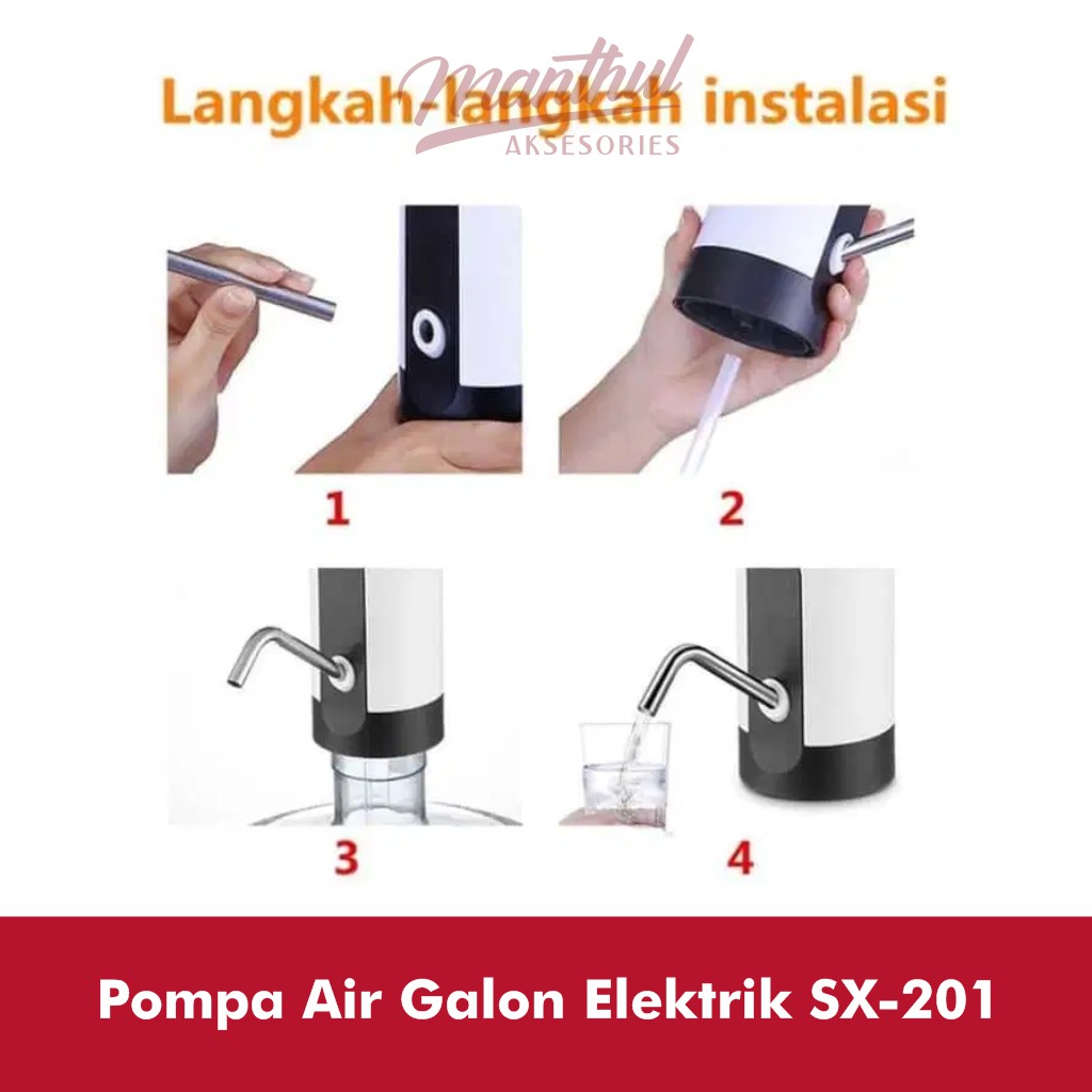 Pompa Air Galon Elektrik Random