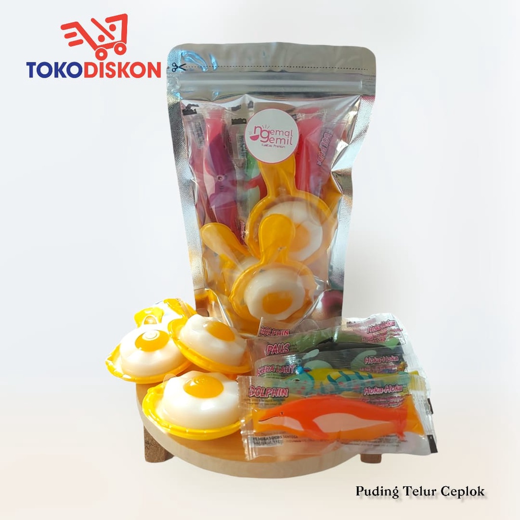 

Puding Telor Ceplok Mix Hoka Hoka / Premium