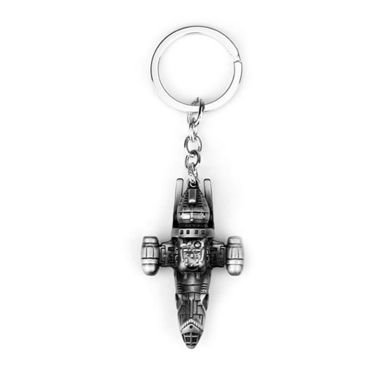 1 Pc Gantungan Kunci Model Darth Vader Star Wars Millennium Falcon Warships Bahan Alloy