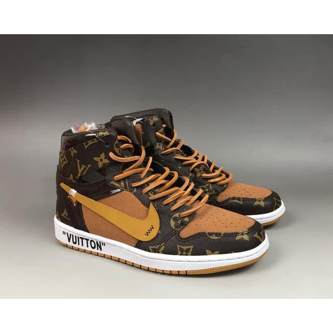 BI9 SALE MID Nike Air Jordan 1 Retro LV x Off White Perfect Kick Original SDWD