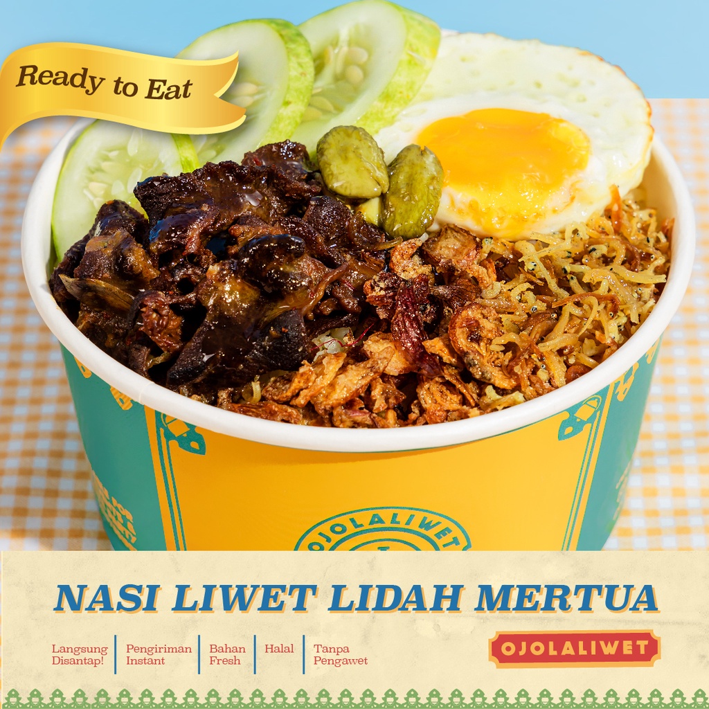 

Nasi Liwet Lidah Sapi dengan Bumbu Rica-Rica Khas Ojolaliwet – READY TO EAT