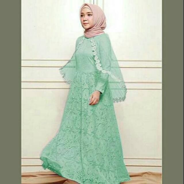 Maxi gamis brenda tosca brukat