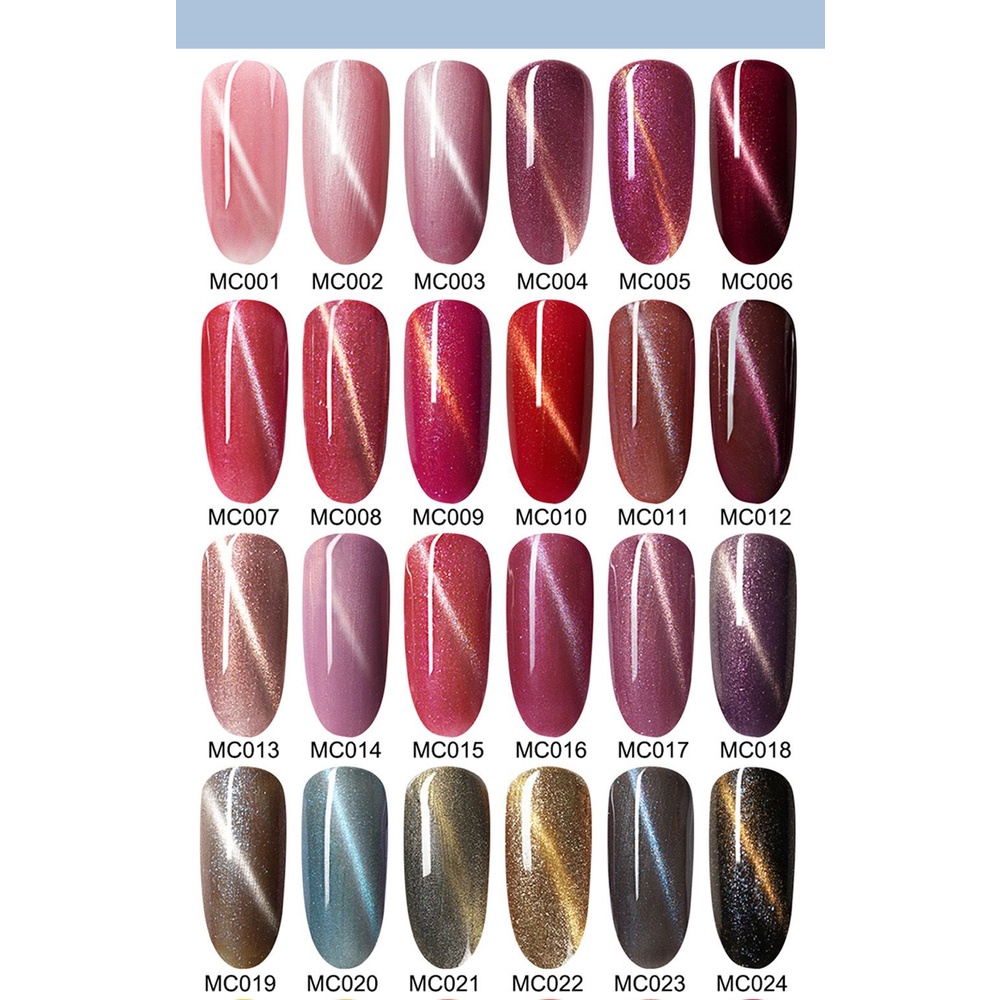 CHARZIEG CATEYES GEL POLISH CAT EYE GEL POLISH 7.3ml KUTEK GEL MATA KUCING TAHAN LAMA BANYAK WARNA