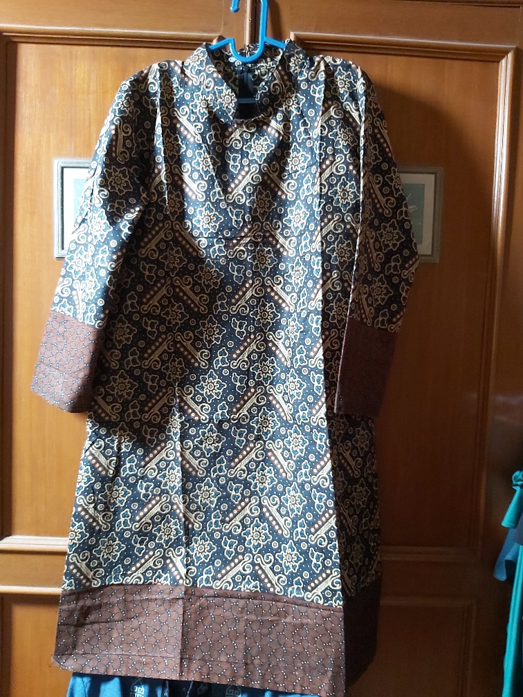 Terlaris Serut Genes Jelita Tunic Navbor Yelbor Whitbor Creambor Tunik Batik Modern Hrb030 Dolbi Dob