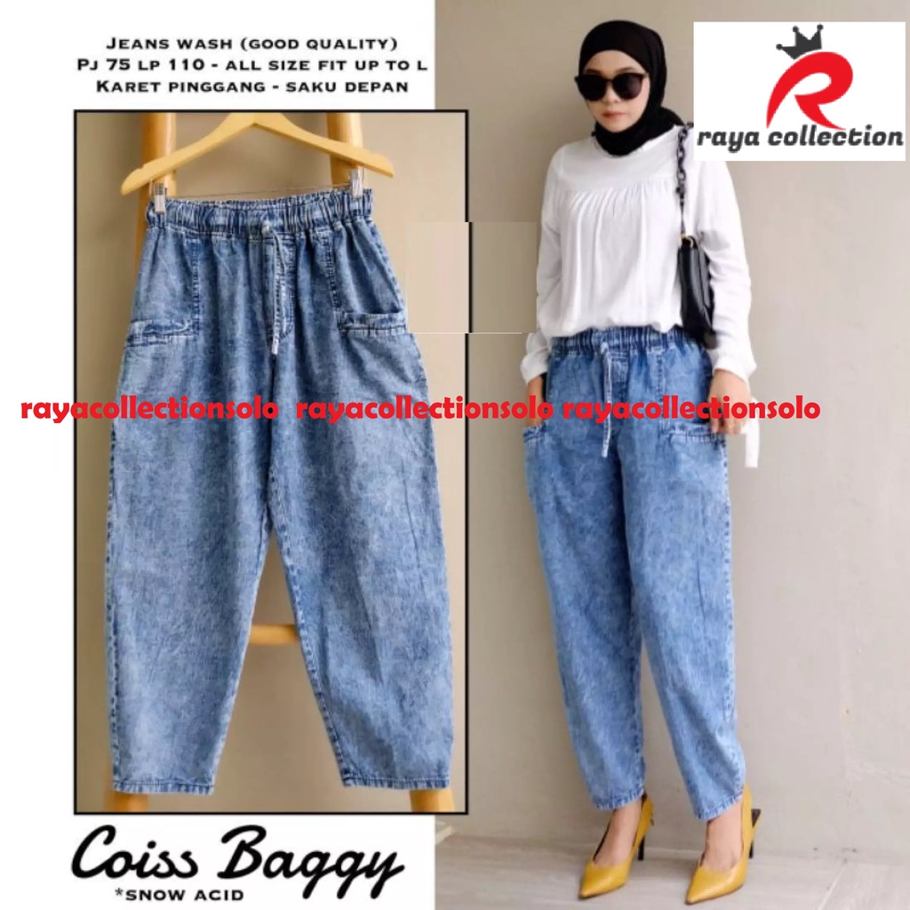 Coiss baggy jeans / celana jeans RCS