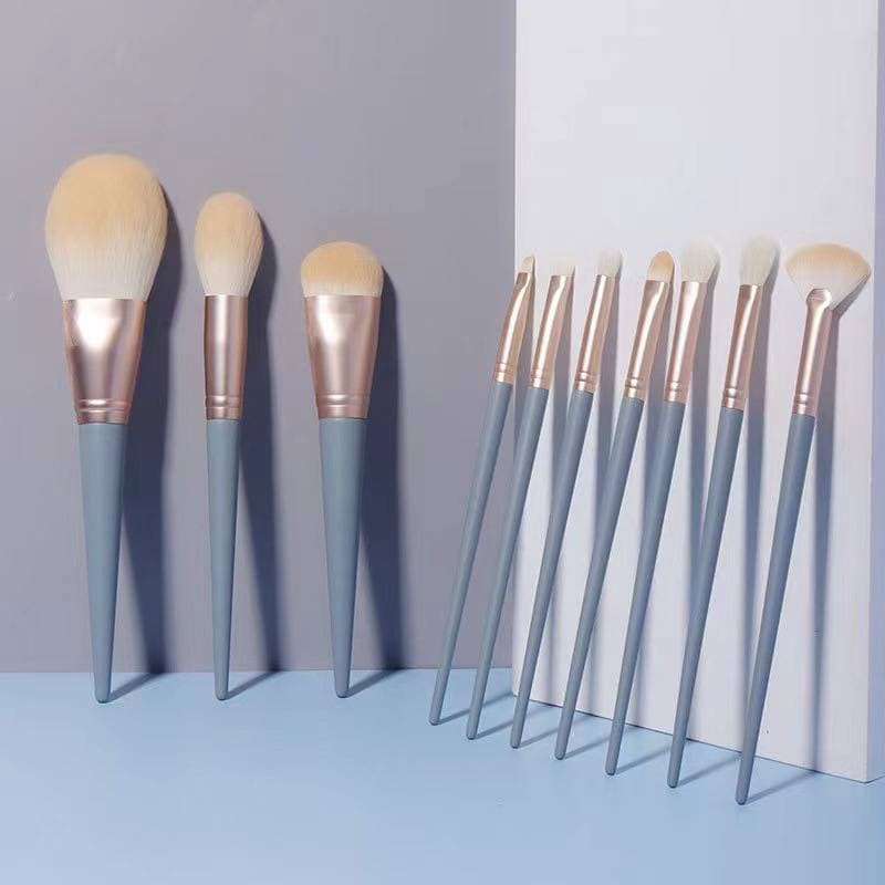 LF - Kuas Make Up Set Wajah Isi 10Pcs Brush Makeup Cosmetic Kuas06