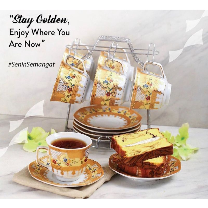 Cangkir Piring set Vicenza C78-1