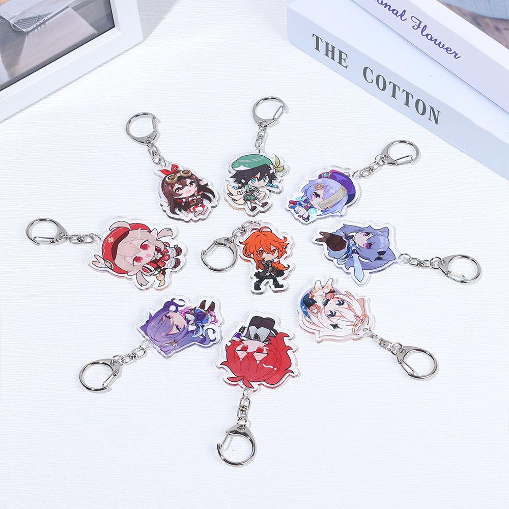 Lily Gantungan Kunci Akrilik Key Anime Kartun Lucu