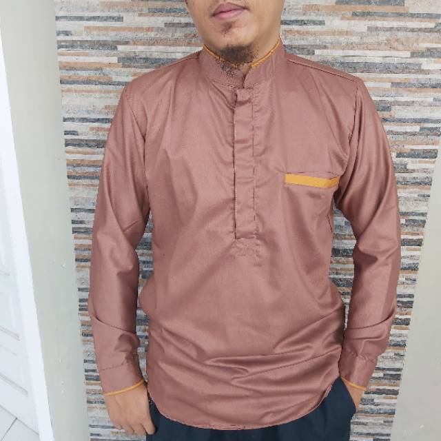 Koko Kurta List Tangan Panjang Toyobo Fodu by riZAru