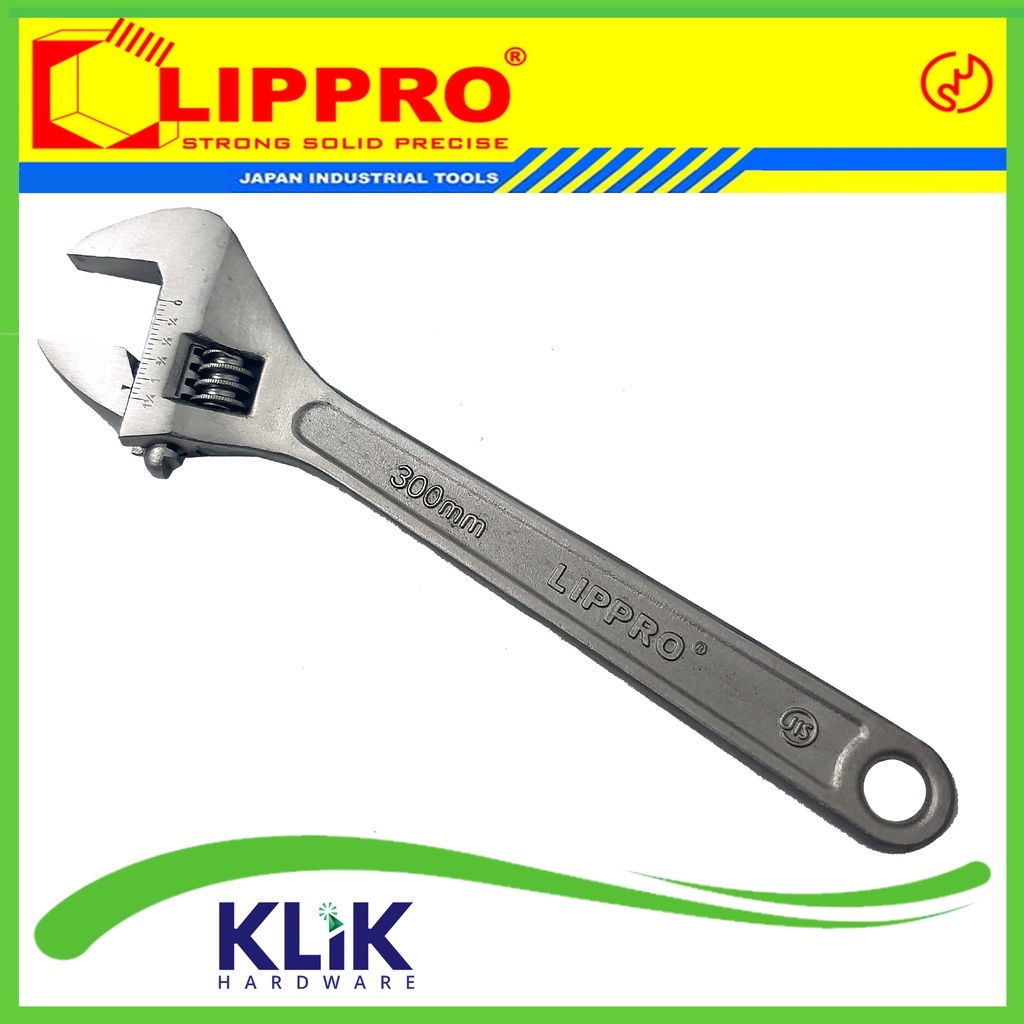 Lippro Kunci Inggris 12 Inch - Adjustable Wrench Heavy Duty